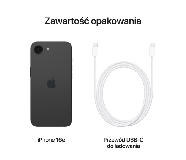 APPLE iPhone 16e 512GB Czarny - 1319571 - zdjęcie 9